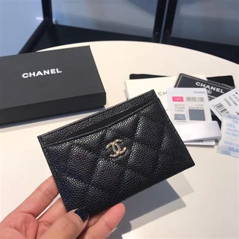 chanel card holder sale